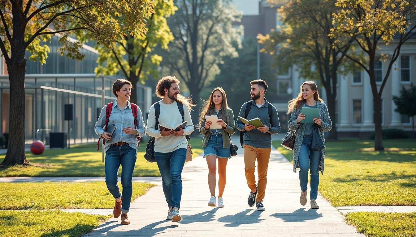 Students working in research laboratory