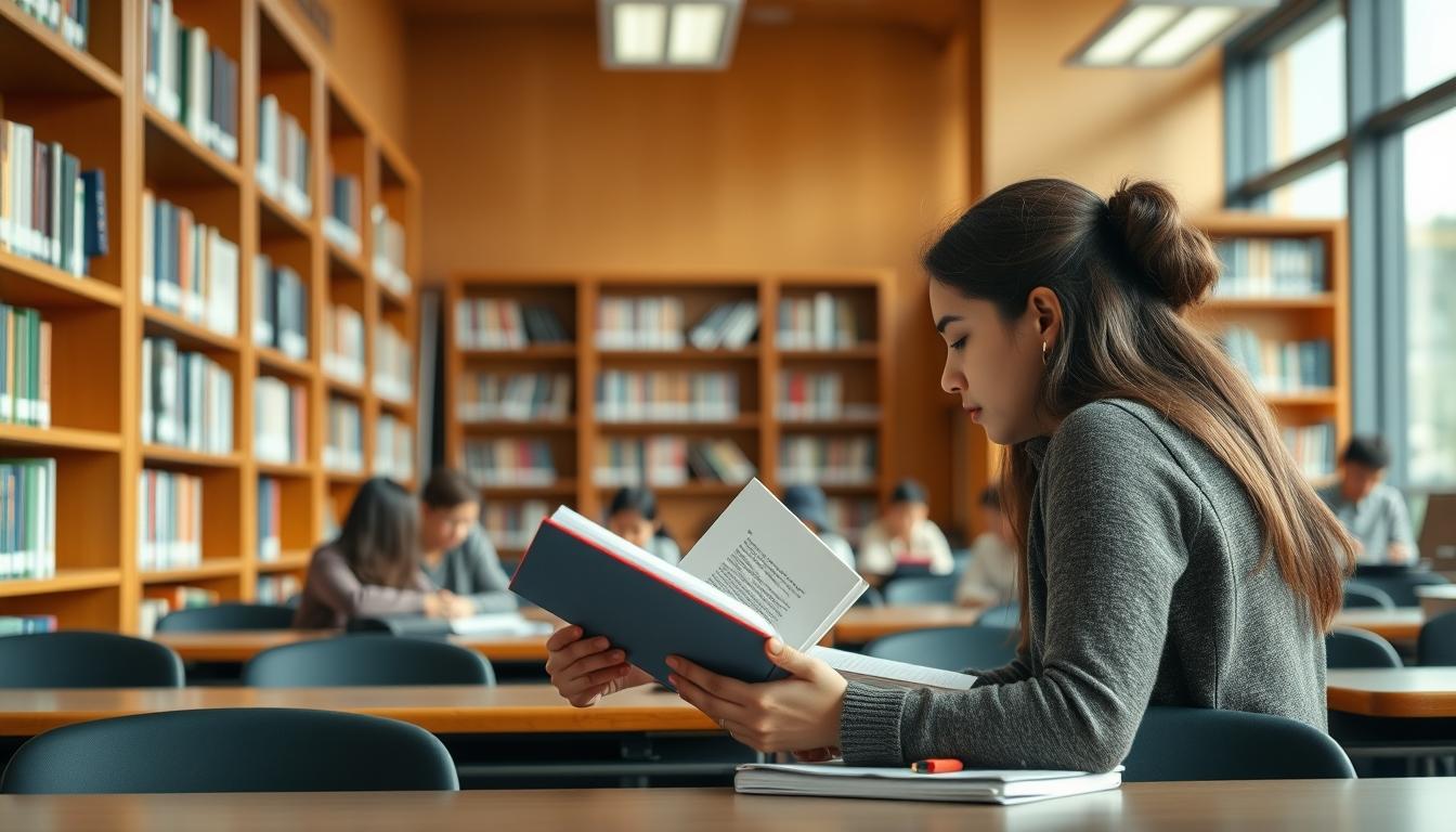 Modern university campus for students