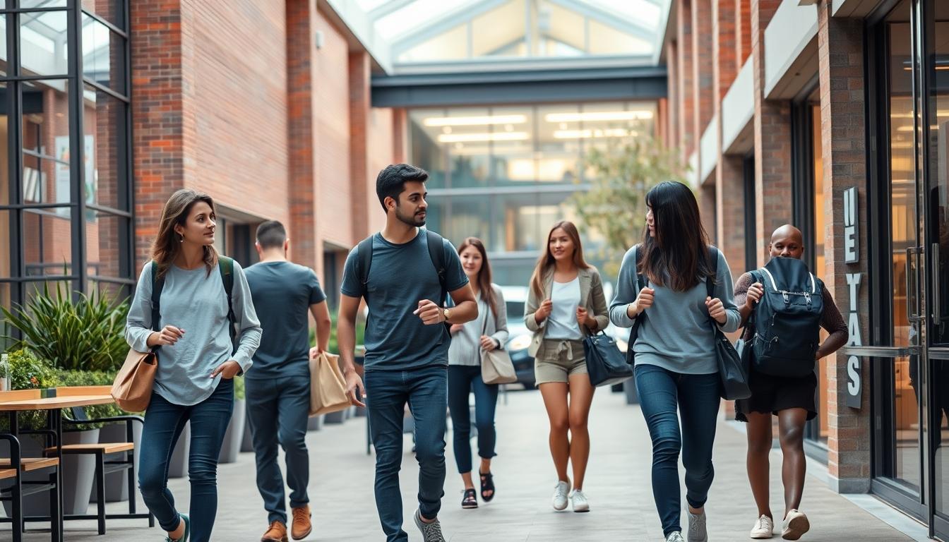 University campus and academic environment in Lisbon